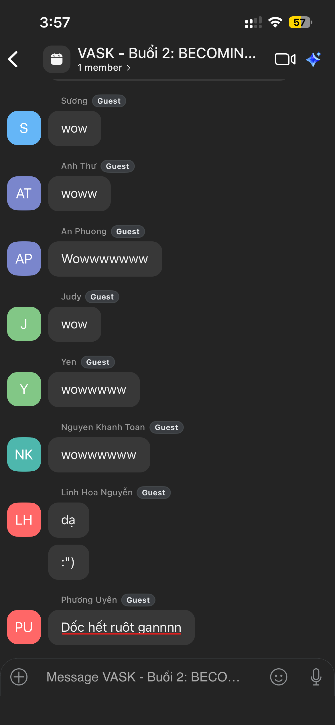 Live feedback 5